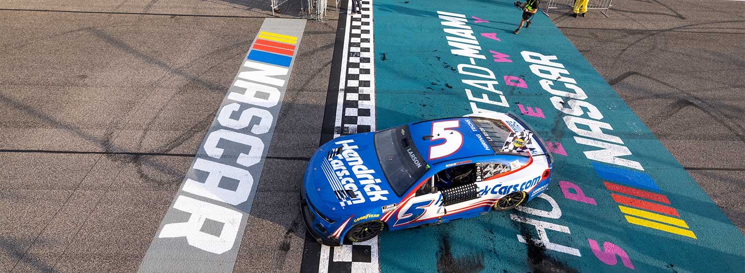 Race day action at Homestead