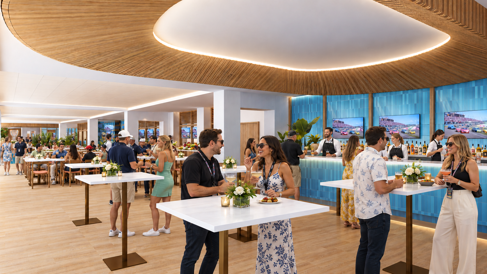Champions Club air-conditioned interior